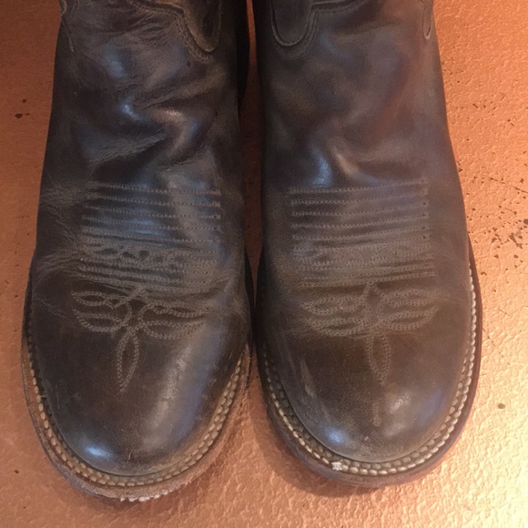 ✨SOLD✨JUSTIN VINTAGE COWBOY BOOTS - Picture 8 of 16